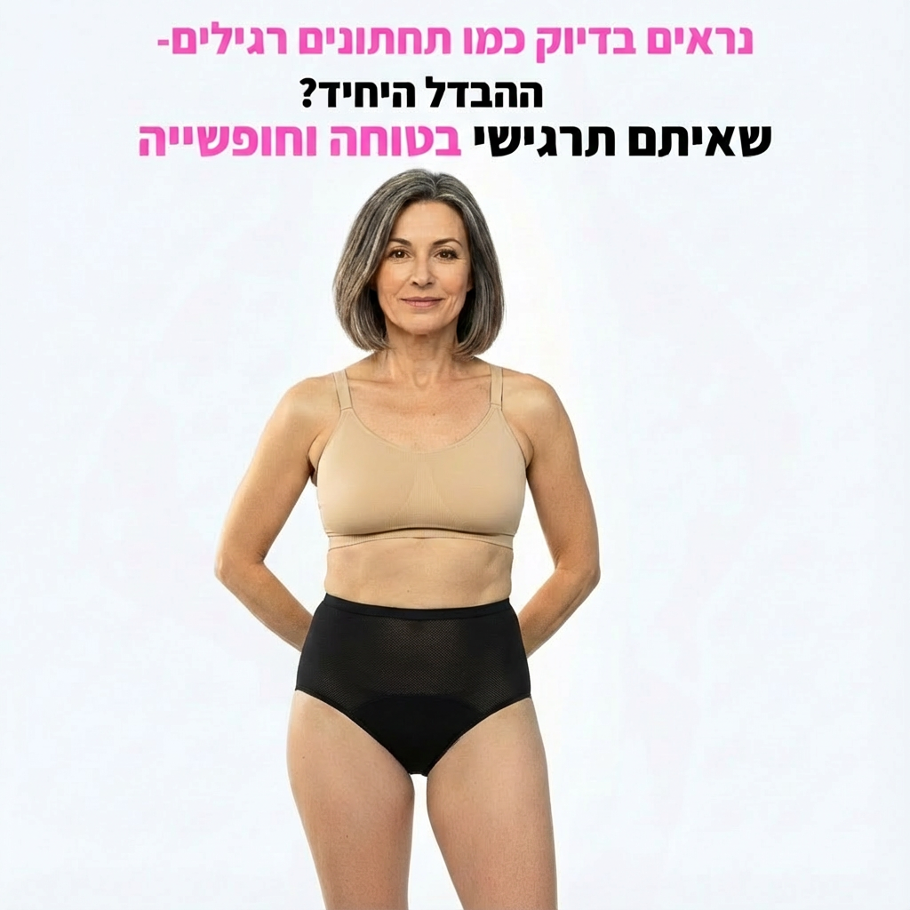 תחתוני וולנה-פתרון חדשני לדליפות שתן (גזרה גבוהה)